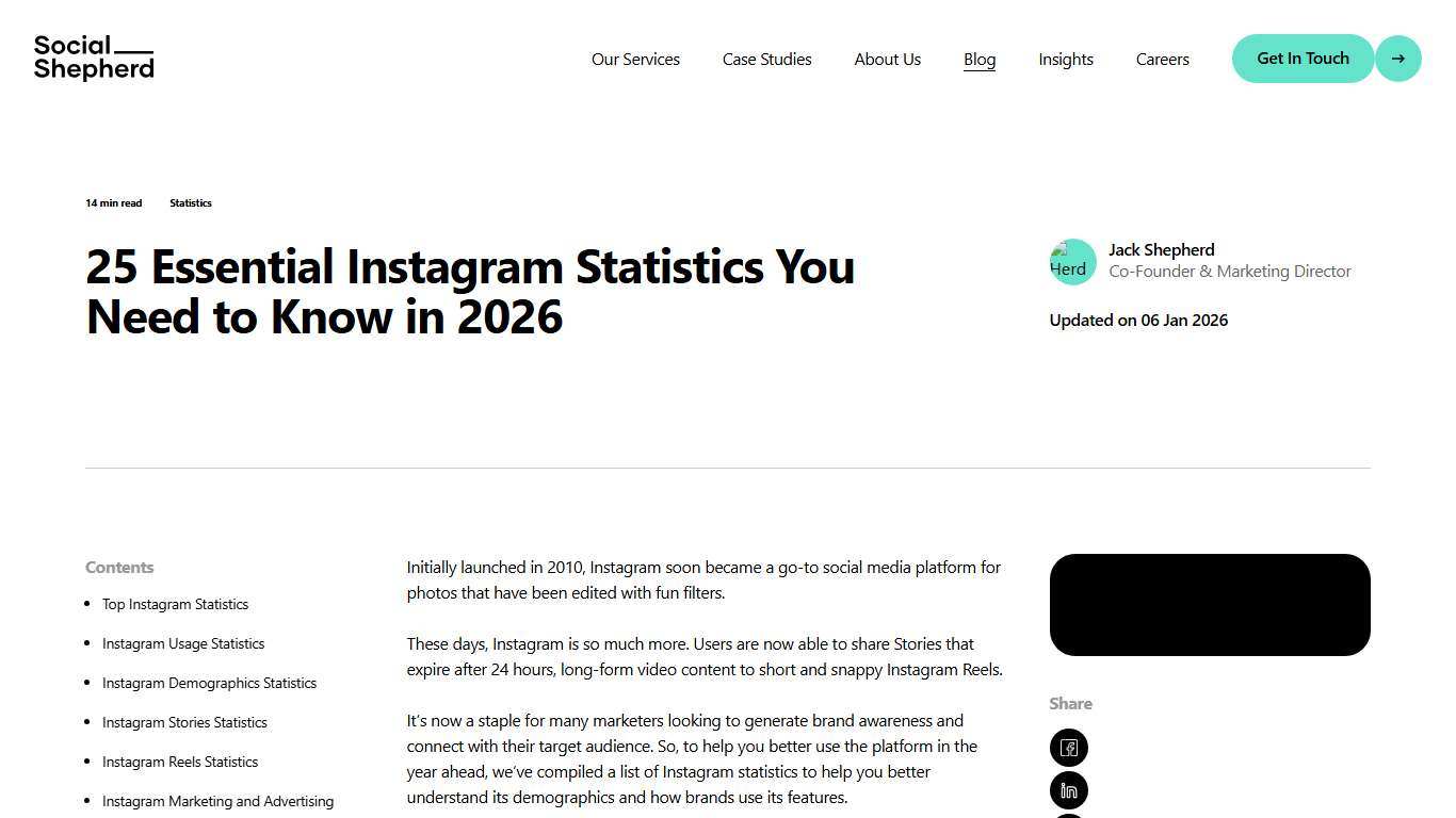 25 Essential Instagram Statistics You Need to Know in 2026
